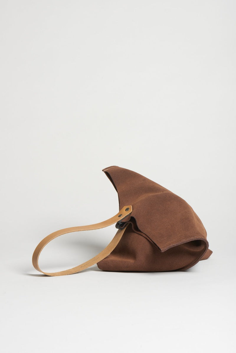 Wedge bag -  Allspice brown suede