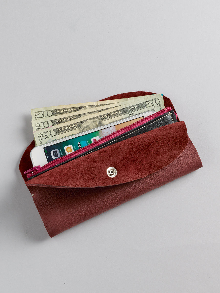 Pinch phone wallet